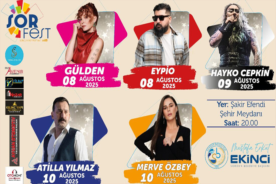 Sorgun da SORFEST yaz coşkusu başlıyor